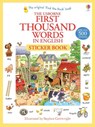 First Thousand Words in English Sticker Book - Heather Amery - 9781409570400