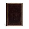 Black Moroccan (Old Leather Collection) Midi Lined Hardcover Journal (Elastic Band Closure) - Paperblanks - 9781439735190