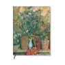 Cezanne’s Terracotta Pots and Flowers Mini Lined Hardback Journal (Elastic Band Closure) - Paperblanks - 9781439797907