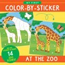 My First Color-By-Sticker Book - At the Zoo -  - 9781441346155