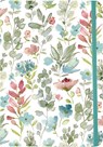 Compact Journal Peter Pauper Floral Watercolor - Comello - 9781441346636