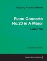 Piano Concerto No.23 in A Major - A Score for Solo Piano K.488 (1786) - Wolfgang Amadeus Mozart - 9781447476061