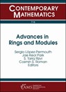 Advances in Rings and Modules - Sergio R. Lopez-Permouth ; Jae Keol Park ; S. Tariq Rizvi ; Cosmin S. Roman - 9781470435554