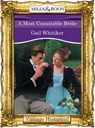 A Most Unsuitable Bride (Regency, Book 51) (Mills & Boon Historical) - Gail Whitiker - 9781472039774