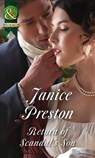 Return Of Scandal's Son (Men About Town, Book 1) (Mills & Boon Historical) - Janice Preston - 9781474006231