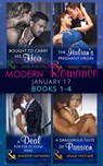Modern Romance January 2017 Books 1 - 4 - Jennifer Hayward ; Maisey Yates ; Anne Mather ; Jane Porter - 9781474067430