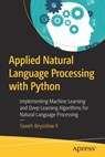 Applied Natural Language Processing with Python - Taweh Beysolow II - 9781484237328