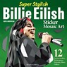 Super Stylish Billie Eilish Sticker Mosaic Art - Logan Powell - 9781497207479