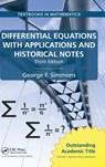 Differential Equations with Applications and Historical Notes - George F. (Colorado College Simmons - 9781498702591