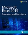 Microsoft Excel 2019 Formulas and Functions - Paul McFedries - 9781509306190
