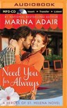 Need You for Always - ADAIR,  Marina - 9781511306201