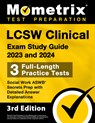 LCSW Clinical Exam Study Guide 2023 and 2024 - 3 Full-Length Practice Tests, Social Work ASWB Secrets Prep with Detailed Answer Explanations: [3rd Edi - Matthew Bowling - 9781516722594