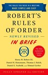 Robert's Rules of Order Newly Revised In Brief, 3rd edition - Daniel E. Seabold ; Shmuel Gerber ; Daniel H Honemann ; Thomas J Balch ; Henry M. Robert III - 9781541751125