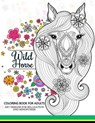 Wild Horses coloring book: Coloring Book for Adult - Adult Coloring Book - 9781544673929