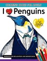 I love Penguin coloring Book for Adults: An Adult coloring book - Adult Coloring Book - 9781544914992