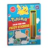 Pokemon Color Your Own Fuzzy Stickers - Editors of Klutz - 9781546176848