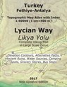 Turkey Fethiye-Antalya Topographic Map Atlas with Index 1 - Sergio Mazitto - 9781546512073