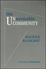 UNAVOWABLE COMMUNITY - Maurice Blanchot - 9781581771046