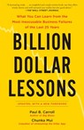 Billion-Dollar Lessons - Paul B. Carroll - 9781591842897