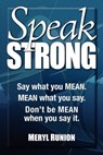Speak Strong - Meryl Runion - 9781600378720