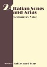 24 Italian Songs and Arias - Medium Low Voice - Hal Leonard Publishing Corporation - 9781607962458