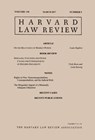 Harvard Law Review: Volume 130, Number 5 - March 2017 - Harvard Law Review - 9781610277839