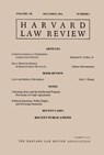 Harvard Law Review: Volume 130, Number 2 - December 2016 - Harvard Law Review - 9781610277877