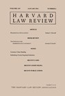 Harvard Law Review: Volume 129, Number 3 - January 2016 - Harvard Law Review - 9781610278133