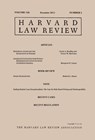Harvard Law Review: Volume 126, Number 2 - December 2012 - Harvard Law Review - 9781610279192