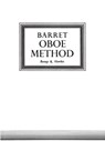 Oboe Method: Original Edition - Apollon Barrett - 9781617805370
