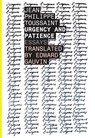 Urgency and Patience - TOUSSAINT,  Jean–philippe - 9781628970791
