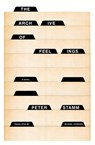 The Archive of Feelings - Peter Stamm ; Michael Hofmann - 9781635422757