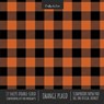Orange Plaid Scrapbook Paper Pad 8x8 Decorative Scrapbooking Kit for Cardmaking Gifts, DIY Crafts, Printmaking, Papercrafts, Check Pattern Designer Paper - Crafty as Ever - 9781636571621