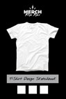 T-Shirt Design Sketchbook: Black and White Tees Template for Your T-Shirt Design Ideas - Mr Tee Maker - 9781636572666