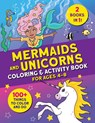 Mermaids and Unicorns Coloring & Activity Book - Courtney Carbone - 9781638076346