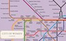 City of Women London Tube Wall Map (A2, 16.5 x 23.4 Inches) -  - 9781642594577