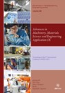 Advances in Machinery, Materials Science and Engineering Application IX - Min Chen ; Marco Giorgetti ; Bo Jin - 9781643684383