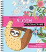 Color & Frame - Sloth (Adult Coloring Book) - New Seasons - 9781645586869