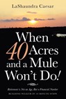 When 40 Acres and a Mule Won't Do! - Lashaundra Caesar - 9781664219823