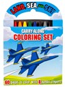 Land, Sea, and Sky: Carry-Along Coloring Set - Grace Baranowski - 9781667209500