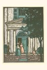 Vintage Journal Woodcut of Meeting Hall - Found Image Press - 9781669504108
