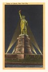 Vintage Journal Night, Statue of Liberty, New York City - Found Image Press - 9781669508489