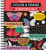Color & Frame - 3 Books in 1 - Animals, Seasons, Inspiration (Adult Coloring Book) - New Seasons - 9781680222449