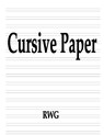 Cursive Paper - Rwg - 9781684119097