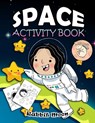 Space Activity Book: for Kids Ages 4-8: A Fun Kid Workbook Game For Learning, Solar System Coloring, Mazes, Word Search and More! - Rabbit Moon - 9781686168109