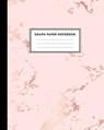 Graph Paper Notebook: Beautiful Pink Marble and Rose Gold 8 x 10 inches - 5 x 5 Squares per inch, Quad Ruled Cute Graph Paper Composition No - Blush Marble Notebooks - 9781689416108