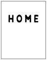 Home: Home Black and white Decorative Book - Perfect for Coffee Tables, End Tables, Bookshelves, Interior Design & Home Stag - Contemporary Interior Styling - 9781700408532