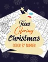 Teens Coloring Christmas: Color by Number book, Christian Religious Lessons Coloring Book, Good Vibes relaxation and Inspiration - Voloxx Studio - 9781710253924