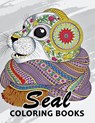 Seal Coloring Book: Unique Animal Coloring Book Easy, Fun, Beautiful Coloring Pages for Adults and Grown-up - Kodomo Publishing - 9781717195678