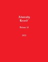Admiralty Record® Volume 10 (2022) - Kirk Aurandt - 9781733779081